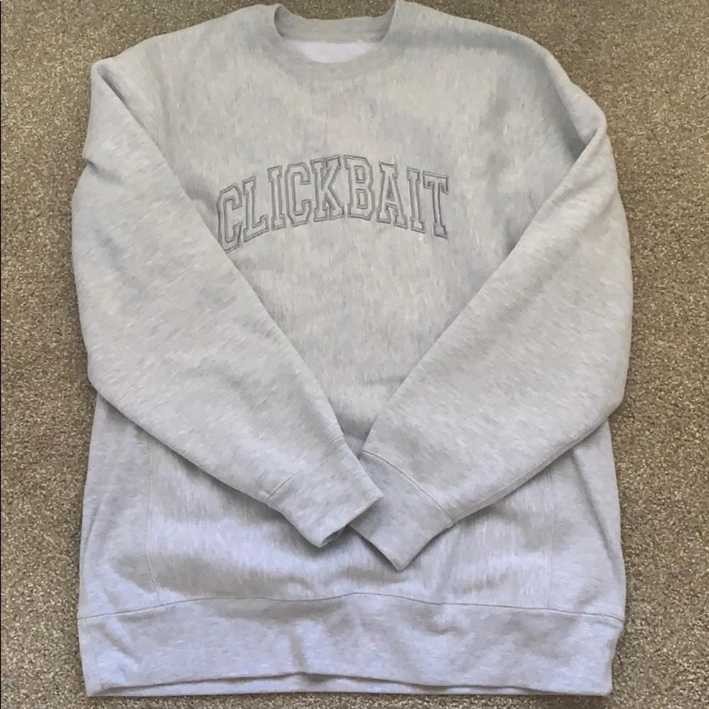 David Dobrik Grey Crewneck!